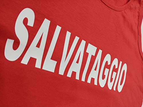 WIXSOO Canotta Salvataggio Lifeguard Uomo Stampa