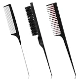 DESIGN ERGONOMIQUE : La poignée ergonomique offre une prise en main confortable et légère, pour une utilisation facile et sans effort. Que ce soit pour un usage personnel quotidien ou professionnel en salon, nos peignes Brosse plaquage cheveux Set vous garantissent une expérience de coiffage optimale.