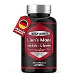 Melena de León – Complejo Nootrópico sin Cafeína | Uso Diario | con L-Teanina, Rhodiola y Bacopa | Vitaminas B | 120 Cápsulas Veganas | Naturgizer+