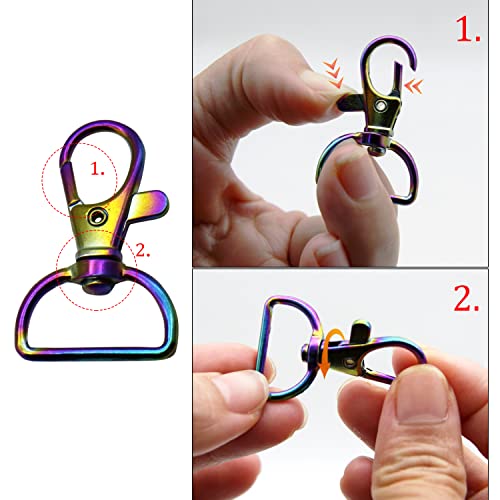 Amlope 20 chiusure a vite in Fibbie Metallo