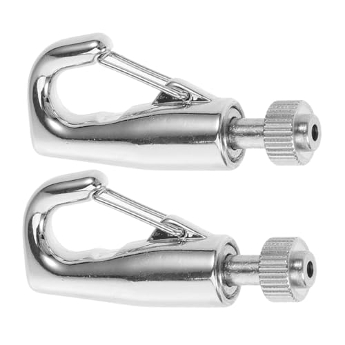 Image of jojofuny 2Pcs Adjustable Heavy Duty Picture Hanging Hooks for Wire Rope Durable Decorative Hardware for Home Office Gallery Decor and Classroom Use
