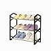 3-Niveau Empilable Range Chaussures,Meuble A Chaussure Au-dessus De La Porte,Rangement De Petites Chaussures Debout Au Sol Assemblage Facile Étagère à Chaussures Pour Doorway-A 42x19x44cm(17x7x17inch)