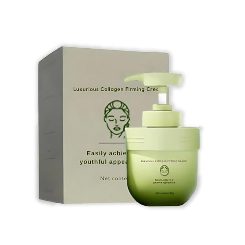 Luxurious Collagen Firming Cream, Nourishing Hydration Skin Firming Body Lotion, dvanced Body Repair Treatment, Anti-Aging Wrinkle Cream Tightens for Younger Looking Skin (1 Bottle, 40g)
