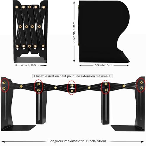 Serre livre réglable design en métal robuste finition haut de gamme - 6