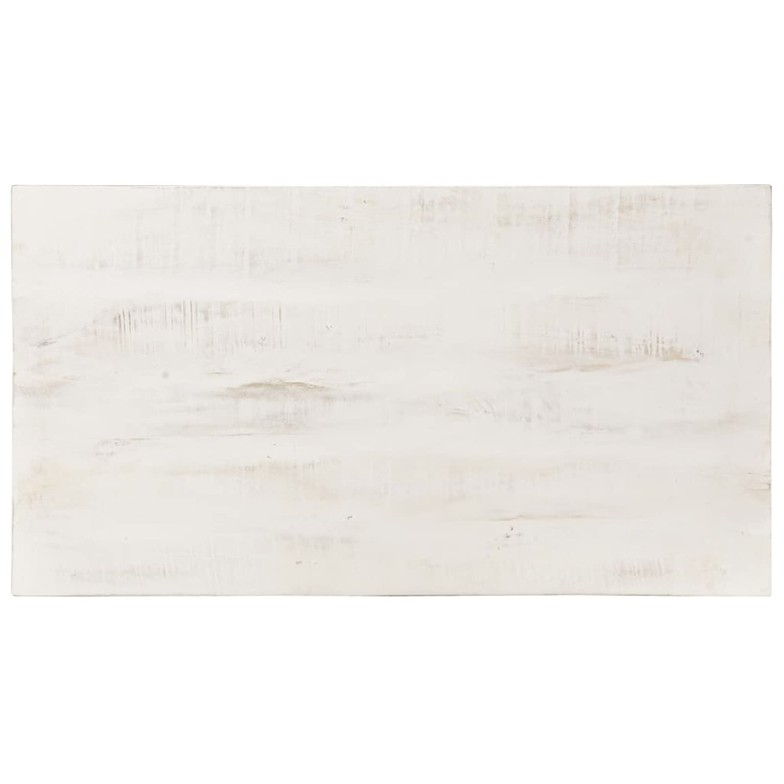 Homgoday Table basse blanche 110 x 60 x 45 cm en manguier massif, table d'appoint, table d'appoint pour salon, salle de réception d'invités, chambre à coucher et mobilier de bureau