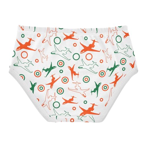 Girls' Underwear Colorful Planes Cotton Stretch Comfort Toddler Panties2