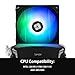Thermalright Burst Assassin 120 SE ARGB CPU Cooler, 6 Heat Pipes Heatsink Cooler, 12cm PWM Fan CPU Air Cooler, AGHP Technology, for Intel LGA1851/1700/115X/1200