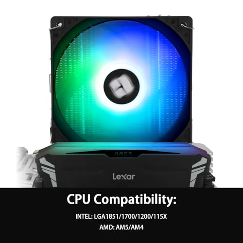 Image of Thermalright Burst Assassin 120 SE ARGB CPU Cooler, 6 Heat Pipes Heatsink Cooler, 12cm PWM Fan CPU Air Cooler, AGHP Technology, for Intel LGA1851 /1700 /115X /1200