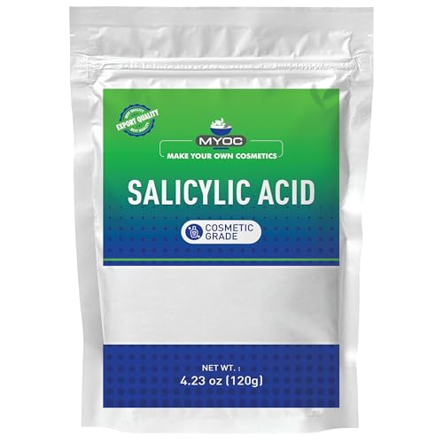 MYOC Salicylic Acid Powder (120 g / 4.23 oz) - Cosmetic Grade Beta-Hydroxy Ingredient for DIY...