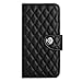 Rfvzubemok Compatible with Vivo V50 Lite 5G,Compatible with Vivo V50 Lite 5G (Not 4G) Magnetic Closure Card Slots Flip Kickstand Case Black