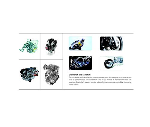 Roulement à billes ABEC-3 P6 ouvert 6202 pour moteur thermique de moto - 5