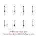 MEKO High Precision Replacement Disc Tip New Version Disc Stylus, 8-Pack