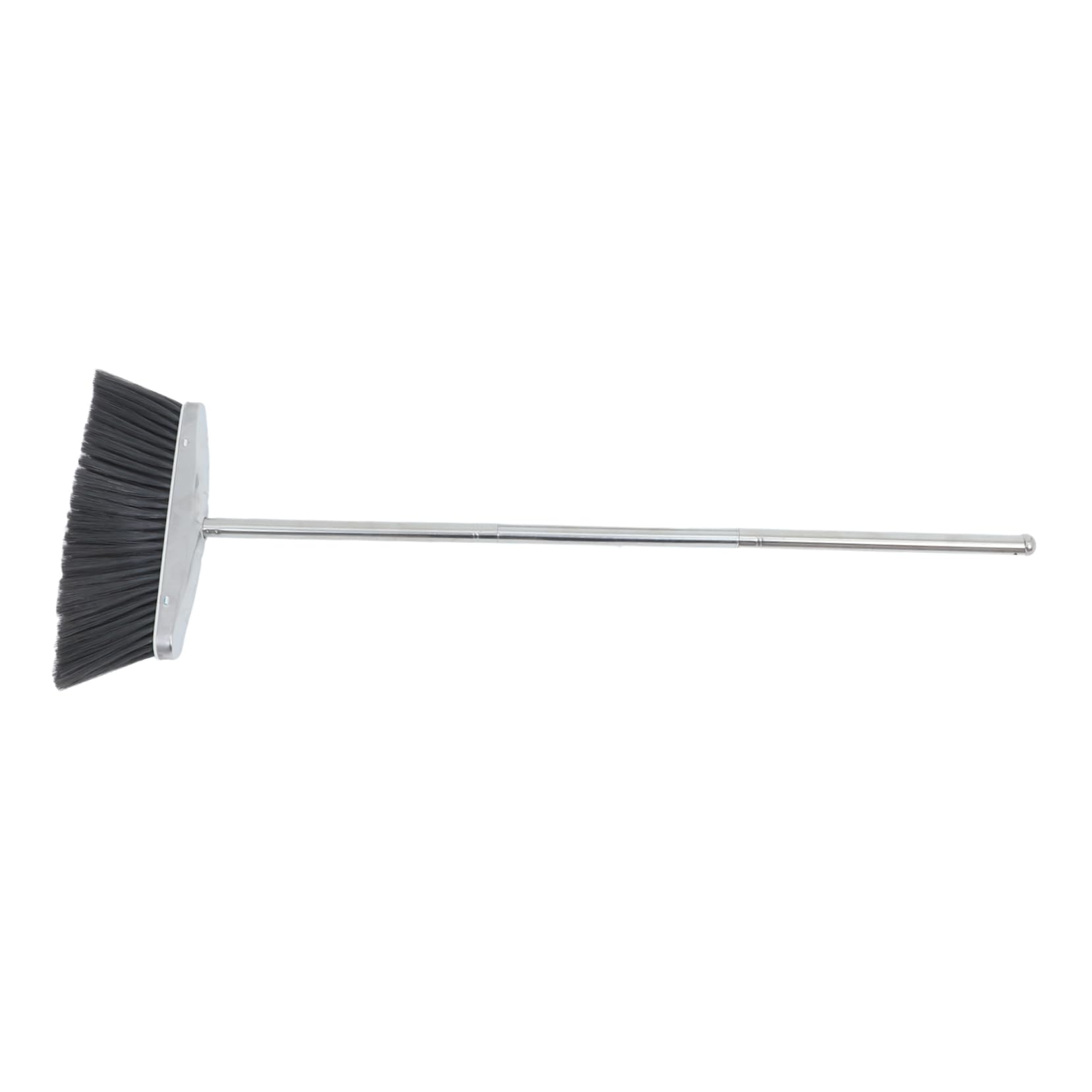 HAPINARY Long Handle Metal Broom Heavy Duty House Sweeper Upright Dustpan for Floor Industrial Broom for Outdoor Cleaning
