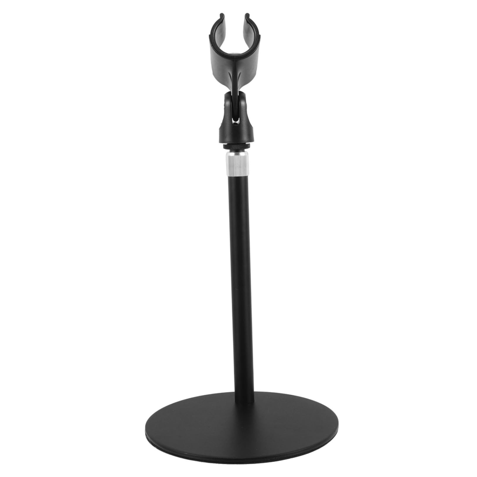 Supporto Microfono da Tavolo Regolabile con Base Pesante Stand Telescopico Antivibrazione per Microfono Gaming e Smartphone Accessorio Stabile per Scrivania