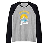 Photo Gallery camping life is better at the river funny gift for men women maglia con maniche raglan Photo Gallery camping life is better at the river funny gift for men women maglia con maniche raglan