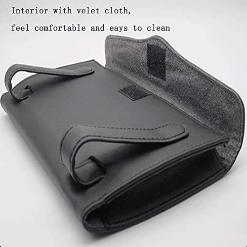 Carstuus SUL-008 Leather Tissue Holder, Mask Holder, Rectangular Sun Visor Napkin thumb #4