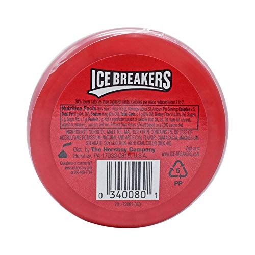 Image of Ice Breakers Ice Breaker Cinnamon Sugar Free Mints, 42 Gm