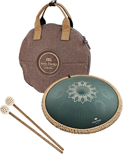 Meinl Sonic Energy Octave Steel Tongue Drum Percussion Instrument 16', 9 Notes with Mallets, Bag — for Musician Gift, Meditation, Yoga, Sound Baths
