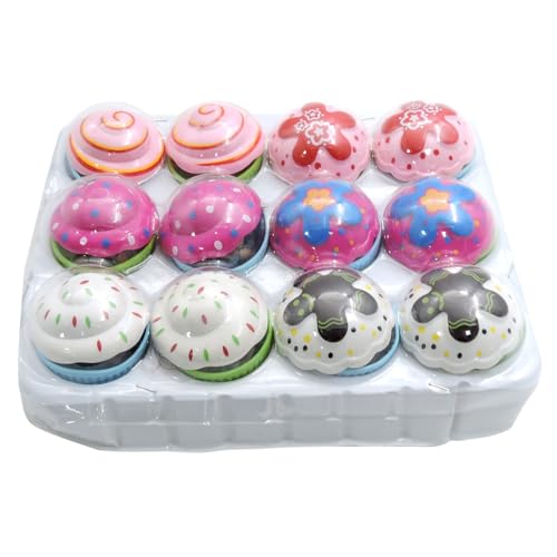 SunaOmni Juego de 12 muñecas Princesas, muñeca Princesa Cupcake, Juguete Sorpresa con Forma de Pastel perfumado, Juego Divertido, Regalo para niñas de 3 años. SunaOmni Juego de 12 muñecas Princesas, muñeca Princesa Cupcake, Juguete Sorpresa con Forma de Pastel perfumado, Juego Divertido, Regalo para niñas de 3 años.