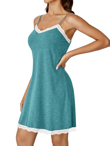 Image of Vrtige Women's Sexy Lace V Neck Nightgown