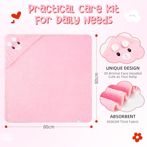 Image of Defresit 13Pcs Baby Shower Gift, Baby Girl Gift Basket