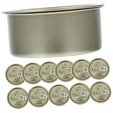 Abaodam 12個食品級密封缶 フードグレード 馬口缶 お菓子やケーキ保存用 多用途リフィル可能 ホリデー に