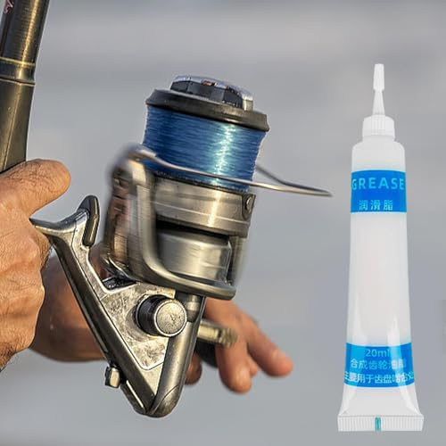 GLANSI Fishing Reel Lubricant - Rust-Proof, Waterproof Gear Grease for All Types of Fishing Reels | 24g, 20ml - Thumbnail 3