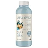Urban Remedy Blue Magic Organic Cashew Milk, Cold-Pressed, 16 fl oz, with E3Live Blue Majik, Cinnamon, Maca & Coconut Nectar, Dairy-Free Nut Milk, Organic, Non-GMO, Gluten-Free, Ready-to-Drink Superfood Beverage
