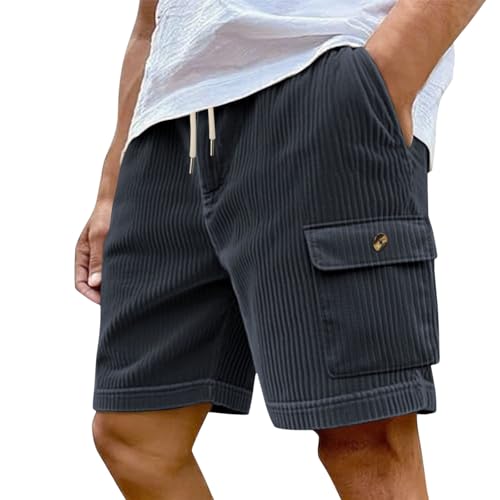 Short en velours côtelé homme ample pour ne plus souffrir de la chaleur