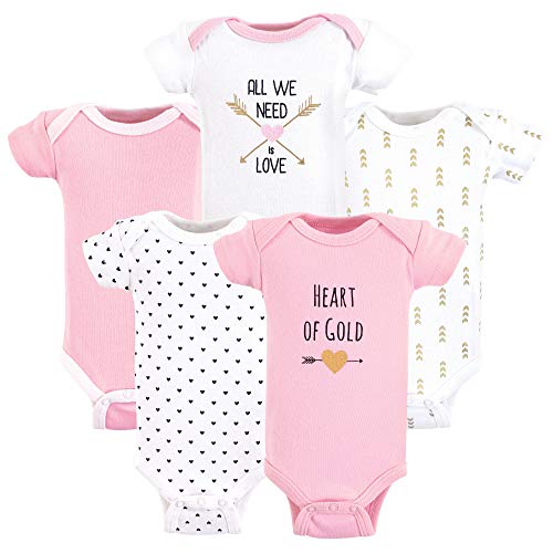 Image of Hudson Baby baby-girls Cotton Preemie Bodysuits