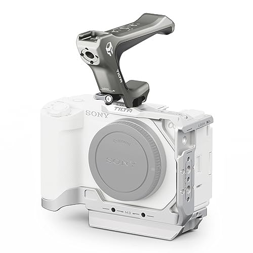 Tilta ZV-E1 Cage,Half Camera Cage Compatible with Sony ZV-E1 Lightweight Kit with NATO Rail and Compact NATO Top Handle High Compatibility and Lightweight