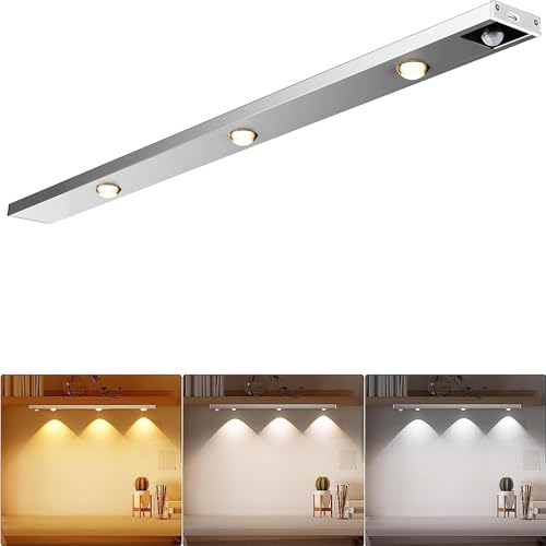 Preisvergleich Produktbild LED unterbauleuchte küche schrankbeleuchtung dimmbar mit bewegungsmelder, 1500mAh Scheinwerfer lichtleiste mit USB, Kleiderschrank Lampen, Weinschrankleuchte, Beleuchtung Küchenlampen, Nachtlicht