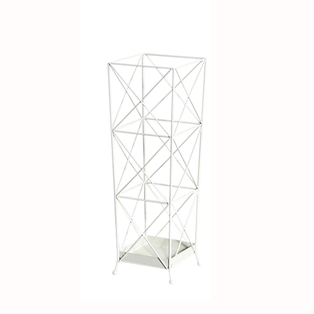 Porte-parapluies de rangement en fer forgé au design rétro