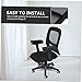 DOITOOL Ergonomic Armrest Pad for Office Chair Adjustable Height Chair Armrest Cushion Elbow Rest for Computer Desk Use