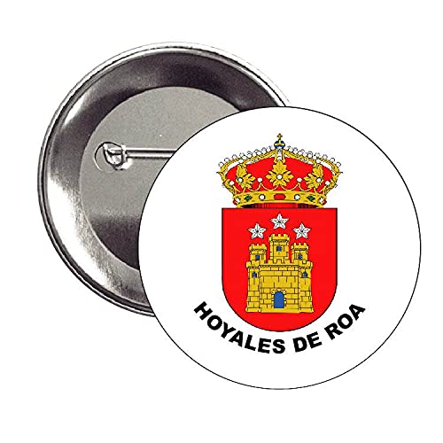 BUTTON . HERALDIC SHIELD HOYALES DE ROA BURGOS