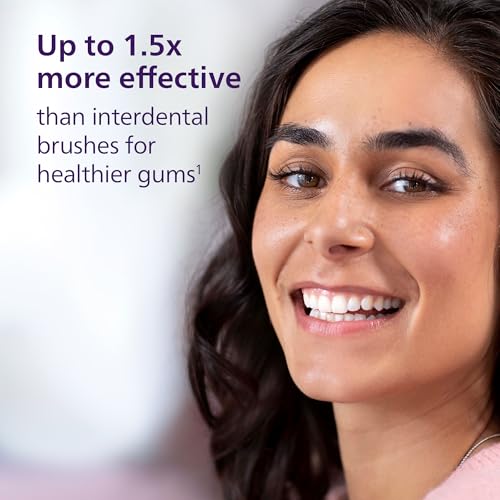 philips sonicare cordless power flosser 3000 - water flosser with innovative quad stream technology oral irrigator with 2 flossing modes and 3 pressure levels ipx7 waterproof black hx382623