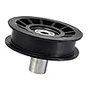 Flat Idler Pulley for AYP Craftsman Husqvarna Poulan 179114 532179114, Idler Pulley 179114 532179114 for Craftsman Husqvarna Lawn Mower LT1238 LT1538 LTH2042 YTH1848 YTKH1542 Replace 12644 280-934