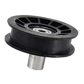 Flat Idler Pulley for AYP Craftsman Husqvarna Poulan 179114 532179114, Idler Pulley 179114 532179114 for Craftsman Husqvarna Lawn Mower LT1238 LT1538 LTH2042 YTH1848 YTKH1542 Replace 12644 280-934