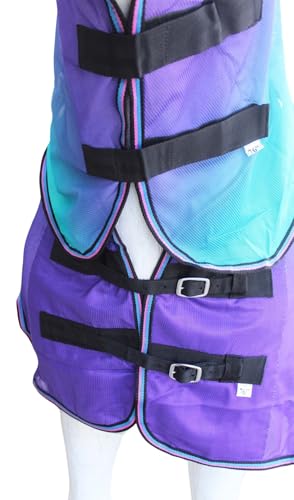 Image of 60 inch Horse Light Summer Spring Airflow Mesh Removable Neck Purple Ombre 73160