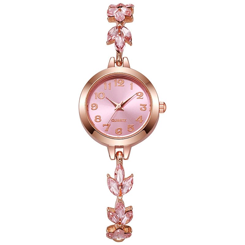 Image of carl vinson Women's Bracelet Watch with Stone Work | Fashion Chain Watch with Round 24mm Dial