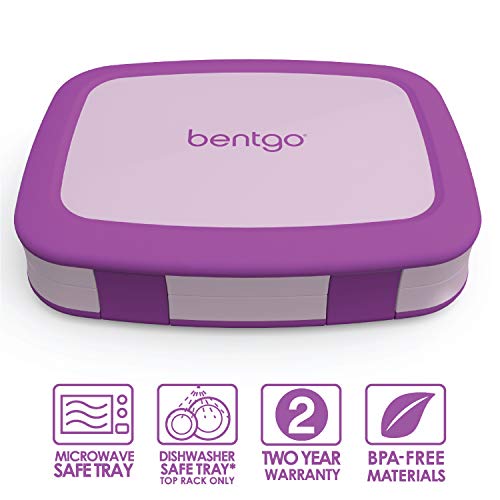 Bentgo Lancheira infantil – à prova de vazamento, 5 compartimentos estilo bento – tamanhos ideais pa