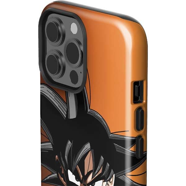 Personalaizer Cover ufficiale compatibile con iPhone 15 Pro con Dragon Ball Z Multipersonaggi Goku Piccolo Krillin Ten Shin Han - Cover in silicone TPU flessibile trasparente