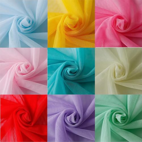 Robe de soirée de mariage en tulle en maille légère tissu gaze 160 cm de large DIY - 8