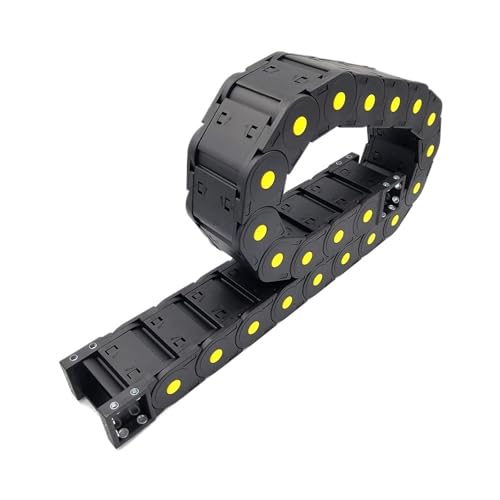 Chaîne porte-câbles série 25 à ouverture bilatérale fermée 1m R100 pour protection haute densité