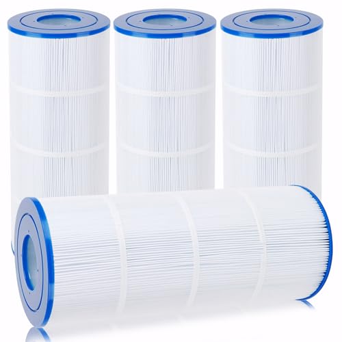 Poolimpid CCP320 Pool Filter Cartridge Compatible with R173573, Unicel C-7470, Clean & Clear Plus 320, PCC80-PAK4,320 sq.ft, 4-Pack
