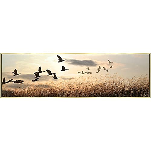 Diamond painting large size pour décorer le salon avec un paysage coloré