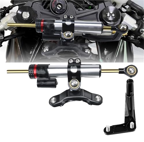 Amortisseur direction Kawasaki Ninja ZX6R 2013-2025 stabilisateur moto argent