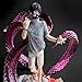 YLQANONG Kaneki Ken Figures, Kaneki Ken Anime Figure Statues Interchangeable Heads Anime Action Figurine for Fans 13.78IN