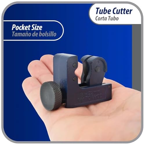 Appli Parts Mini Tube Cutter For Copper, Aluminum, Steel, Pvc And Other Soft Metal Pipe From 1/8 In To 7/8 In (3-22Mm) For Professionals And Diy Applications Apt-Tc128 #TOP4