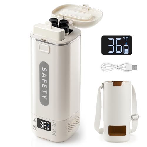 Rechargeable Insulin Cooler Travel Case, Medication Cooler for Travel with USB Charging, 6 Pens Diabetic Medicine Freezer Long-Lasting, Portable for Overseas Worry-Free Journey